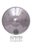 Buckler mit 2 Bandbeschlgen 38cm