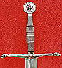 Schwert Ibelin mit Wandplatte