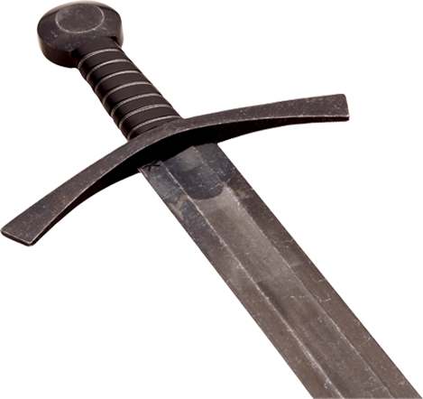 Kreuzritter Breitschwert scharf