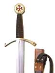 Templer-Schwert mit Schwertgehnge