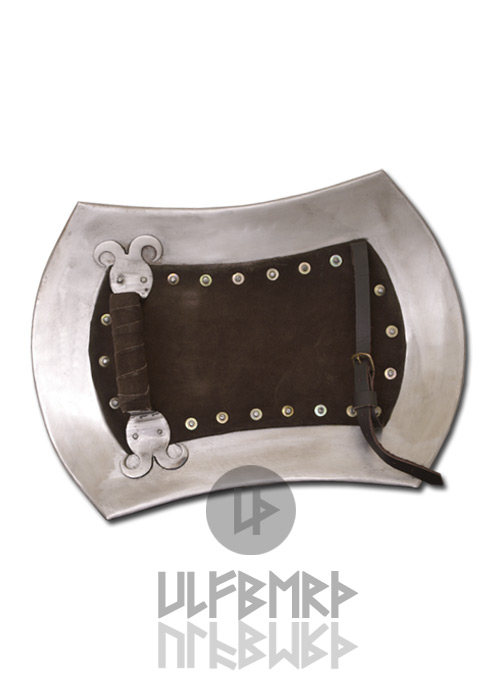 Bild  Rechteckiger Buckler 2mm Stahl
